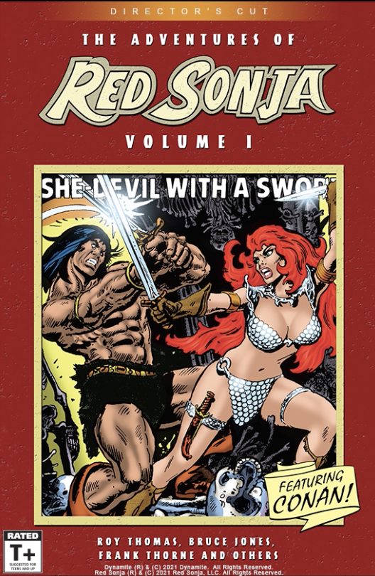 Adventures of Red Sonja Volume 1 Directors Cut NFT Comic Book