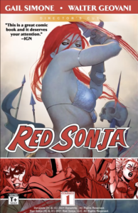 Red Sonja NFT Volume 1 cover directors