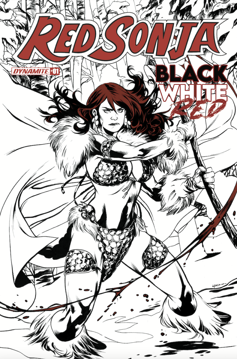 Red Sonja Black White Red Issue 1 Cover B