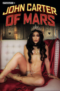 John Carter of Mars Issue 1 NFT comic book by Chuck Brown George Kambadais Cosplay Cover Dynamite Entertainment Terra Virtua