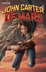 John Carter of Mars Issue 1 NFT comic book by Chuck Brown George Kambadais Junggeun Yoon Dynamite Entertainment Terra Virtua