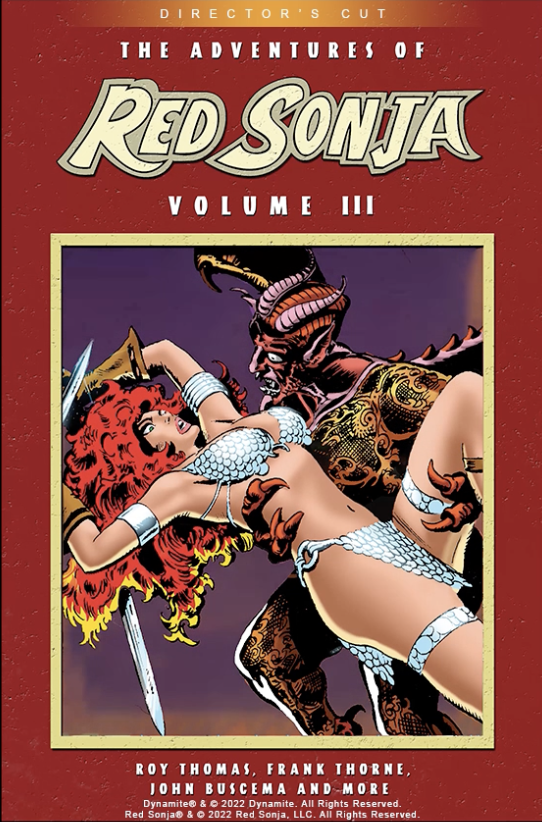 Red Sonja Adventures of Red Sonja Volume 3 NFT Comic Book Collection Dynamite Terra Virtua