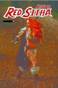 Red Sonja Red Sitha NFT comic book by Mirka Adolfo, Valentina Pinti, Cosplay, Dynamite Entertainment Terra Virtua