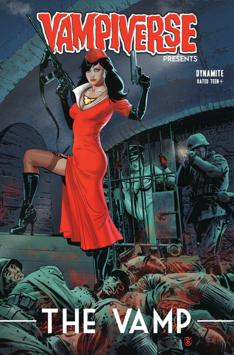 Vampirella Vampiverse NFT comic book by Tom Sniegoski Jeannine Acheson Daniel Maine Stephen Segovia Dynamite Entertainment Virtua Main Cover
