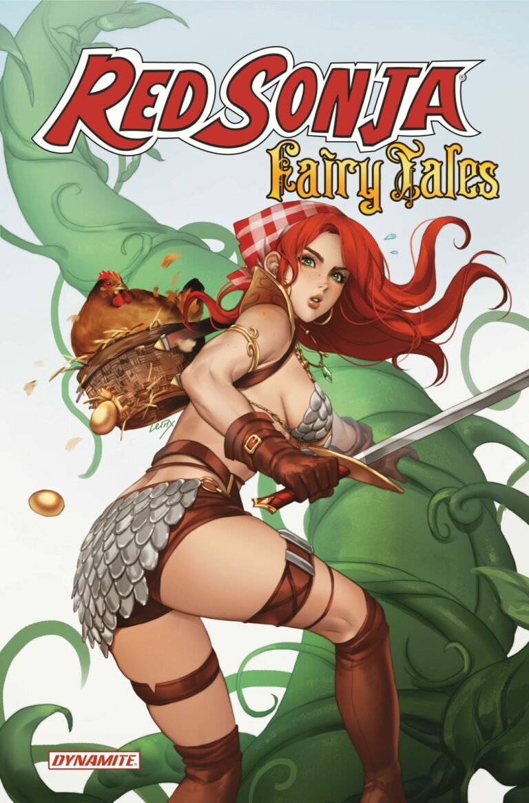 Red Sonja Fairy Tales One Shot NFT comic book by Jordan Clark Andres Labrada Lesley Leirix Li Cover Soo Lee Sebastian Piriz Dynamite Entertainment Virtua