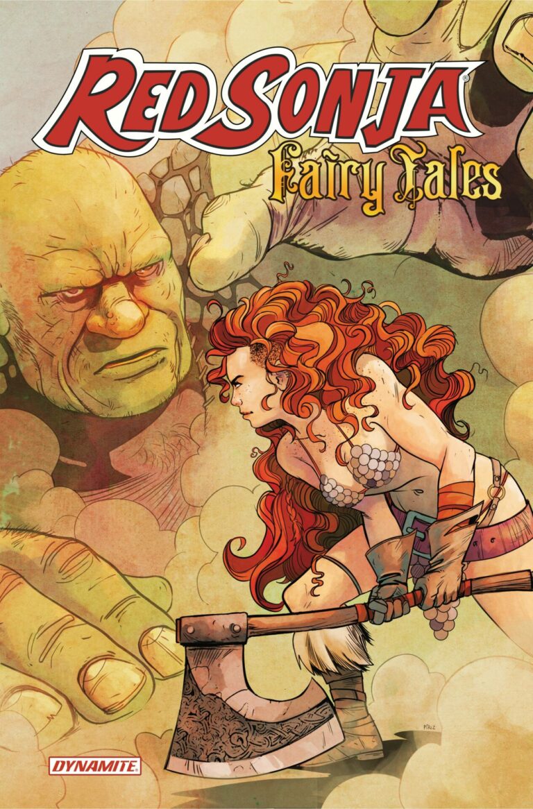 Red Sonja Fairy Tales One Shot NFT comic book by Jordan Clark Andres Labrada Lesley Leirix Li Soo Lee Sebastian Piriz Cover Dynamite Entertainment Virtua