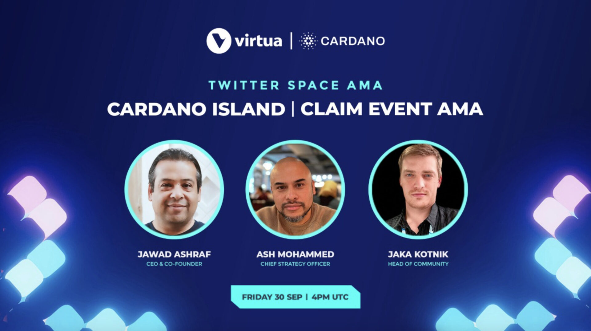 Cardano Island AMA Virtua Metaverse NFTs