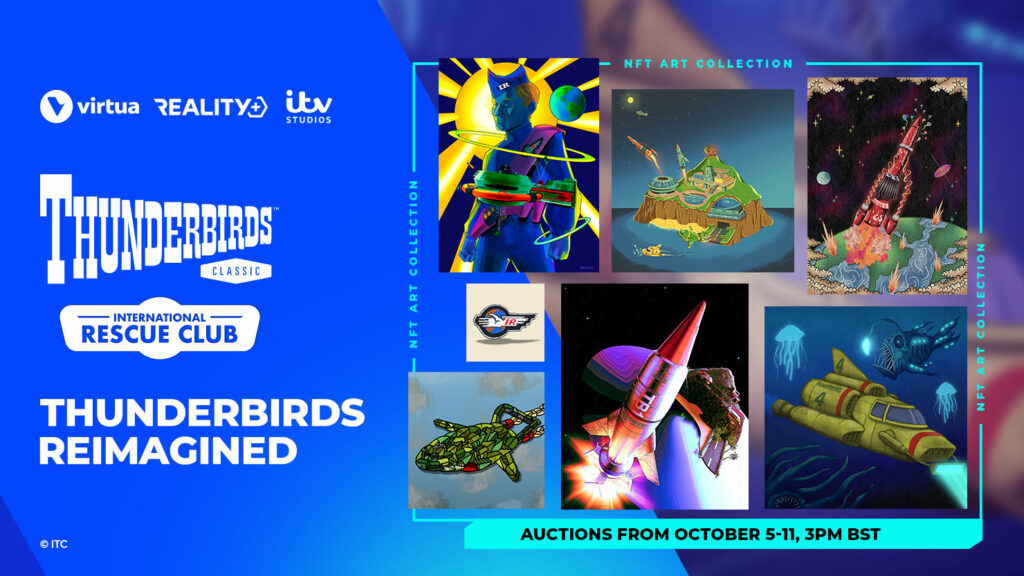 Thunderbirds Reimagined NFT Collection Reality+ Virtua NFT Metaverse ITV